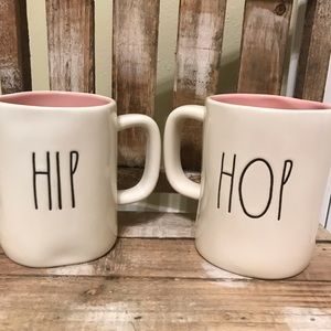 Rae Dunn Pink Hip Hop Easter Mug